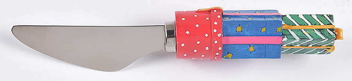 Holiday Celebrations (Green Trim) Individual Spreader by Christopher Radko-1