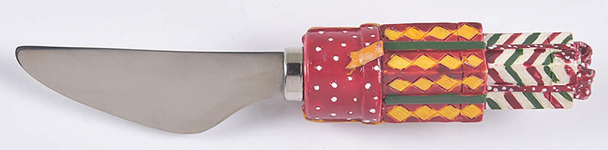 Holiday Celebrations (Green Trim) Individual Spreader by Christopher Radko-1