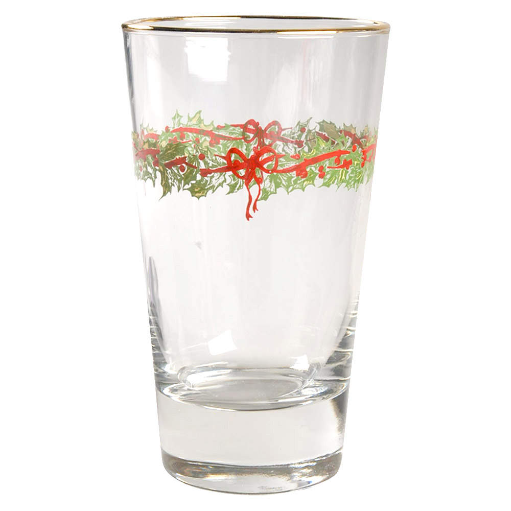 Holiday Celebrations (Green Trim) 15 Oz Glassware Cooler by Christopher Radko-1