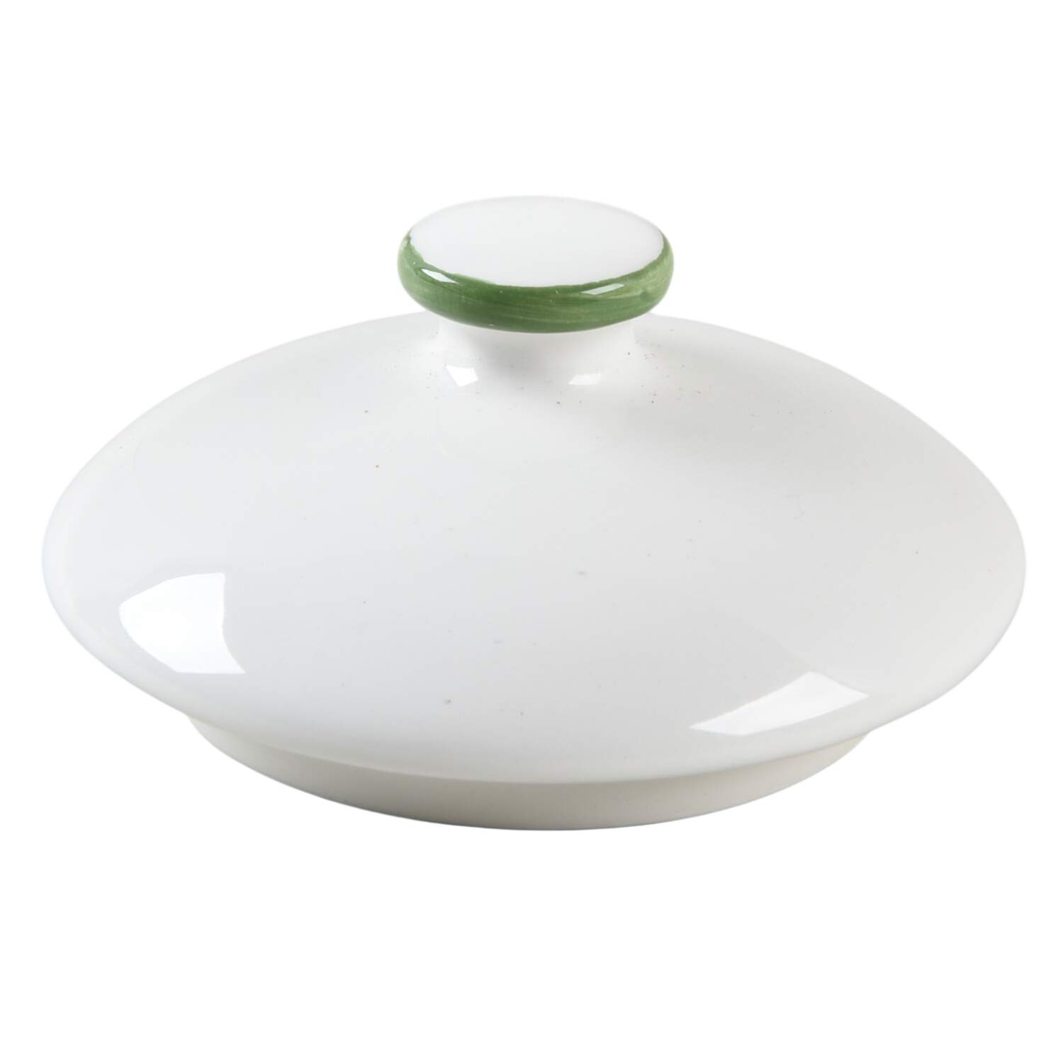Holiday Celebrations (Green Trim) Lid for Sugar Bowl by Christopher Radko-1