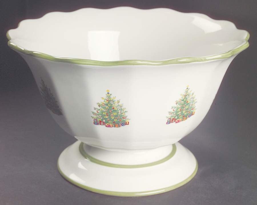 Holiday Celebrations (Green Trim) Centerpiece by Christopher Radko-1