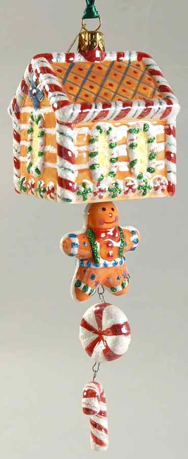 Holiday Celebrations (Green Trim) Ornament by Christopher Radko-1