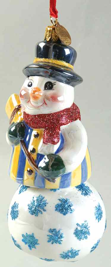 Holiday Celebrations (Green Trim) Ornament by Christopher Radko-1