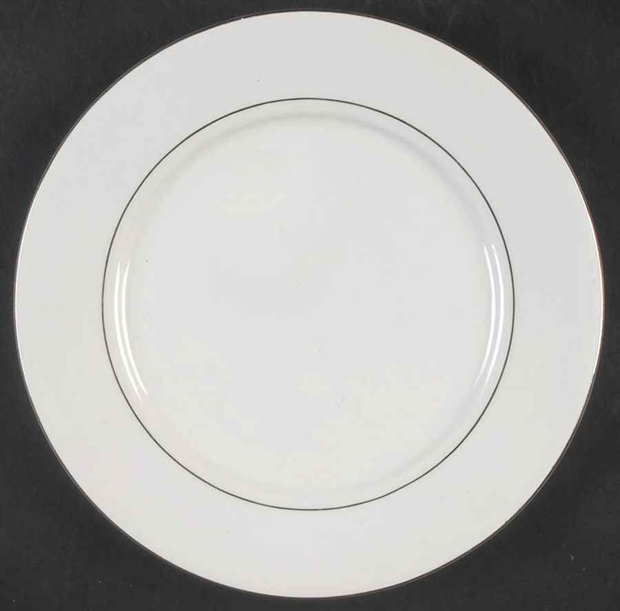 Classic Platinum Salad Plate by China (Made in China)-1