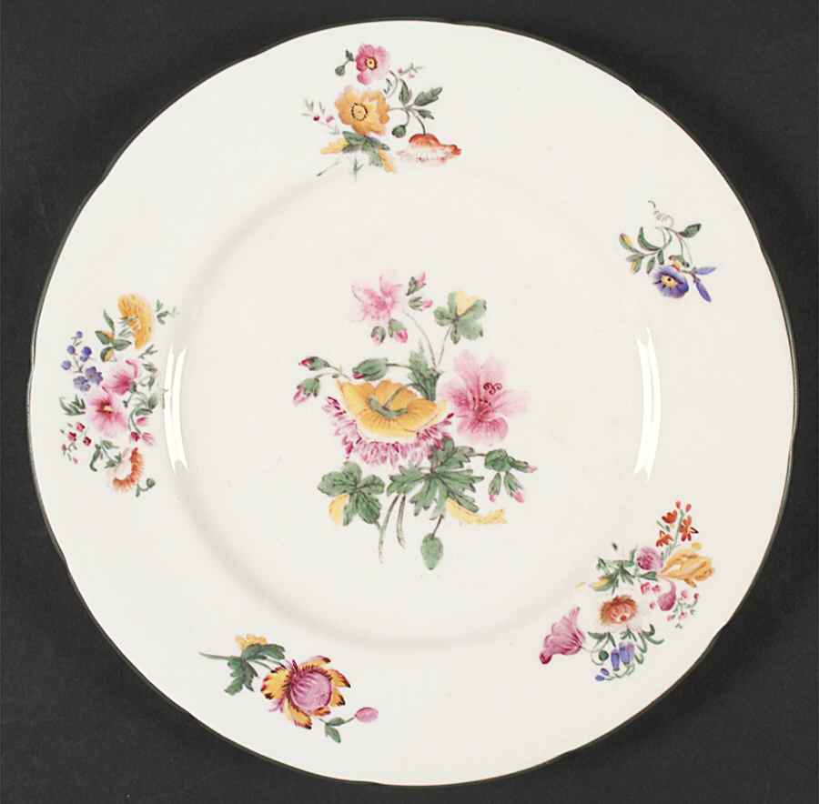 Old Coalport (Green Trim) Dinner Plate by Coalport-1