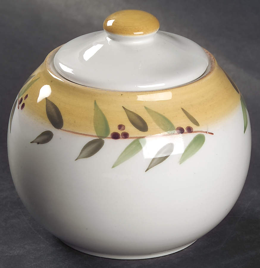 Brittany Sugar Bowl & Lid by Crate & Barrel-1