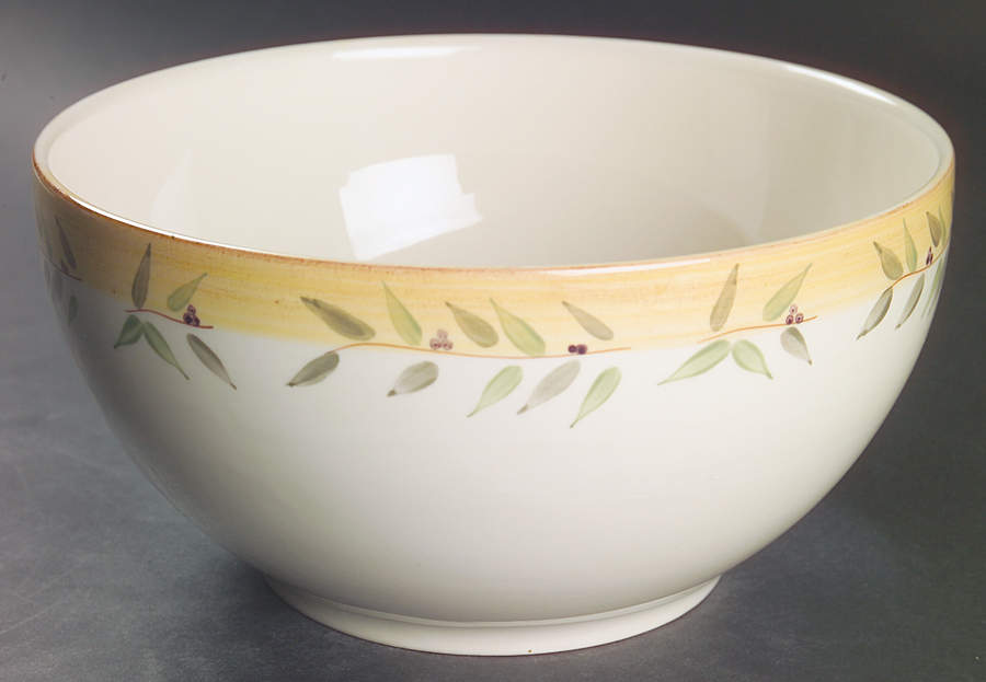 Brittany 9" Round Vegetable Bowl by Crate & Barrel-1
