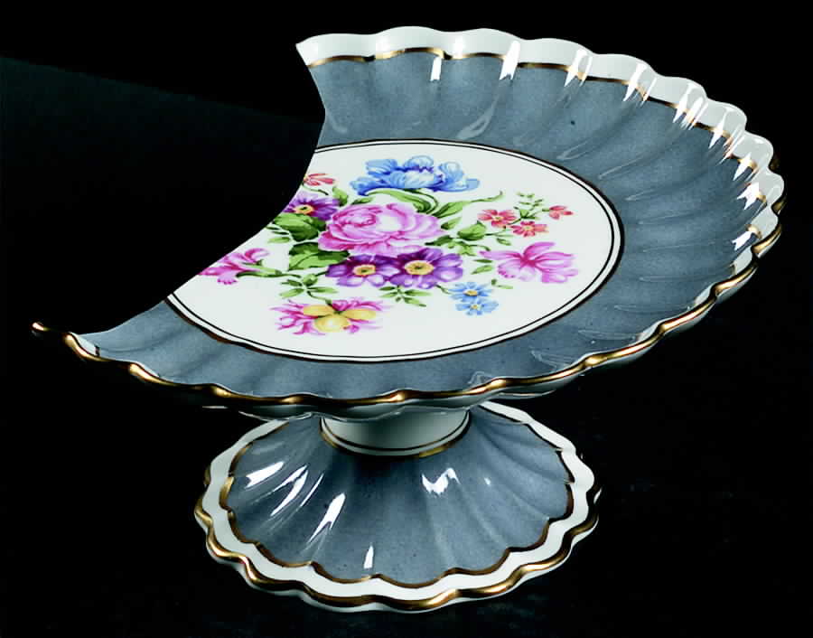 CRS109 Footed Cake Plate by Crown Staffordshire-1