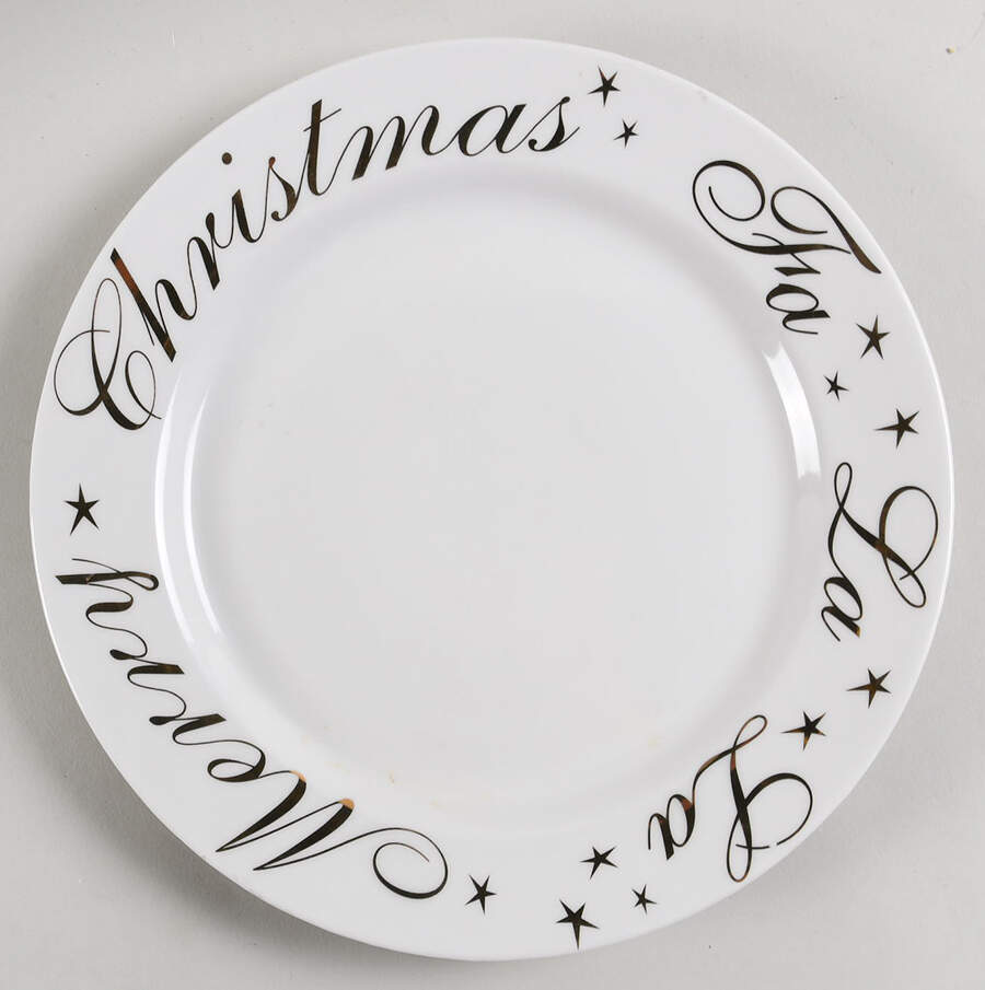 HOLIDAY GREETINGS Dinner Plate by CIPA-1