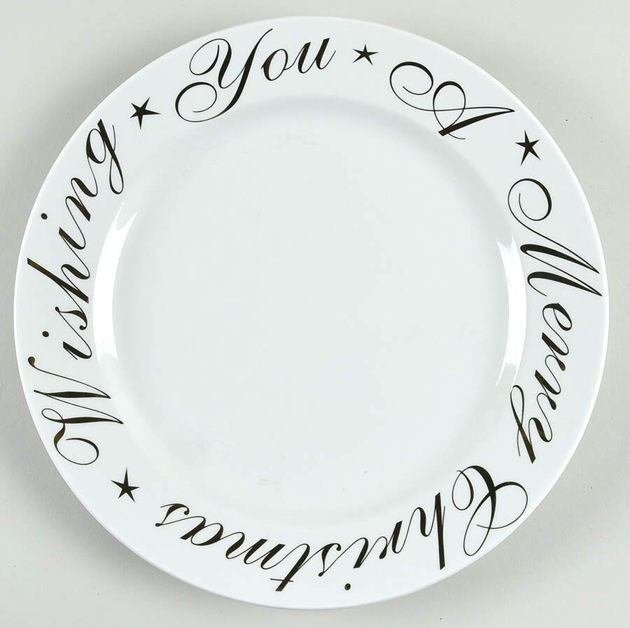 HOLIDAY GREETINGS 11" Chop Plate (Round Platter) by CIPA-1