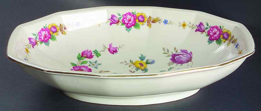 CIM73 10" Oval Vegetable Bowl by Crown Imperial-1