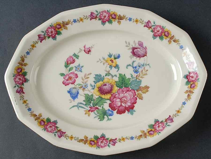 CIM73 12" Oval Serving Platter by Crown Imperial-1
