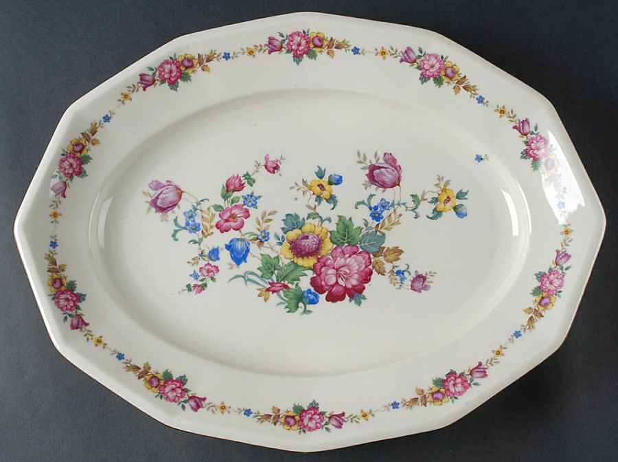CIM73 16" Oval Serving Platter by Crown Imperial-1