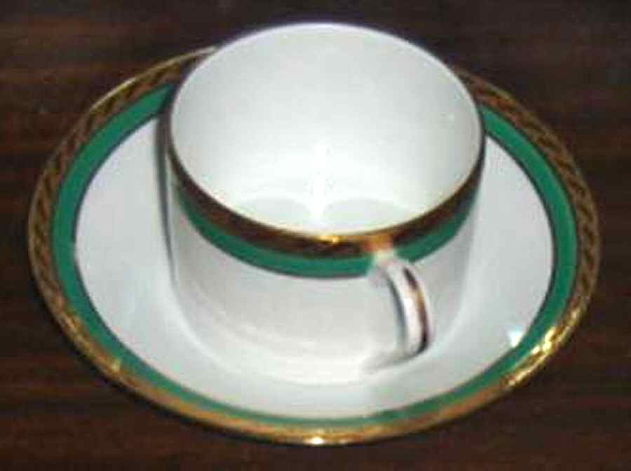 TIC147 Flat Cup & Saucer Set by Tiffany-1