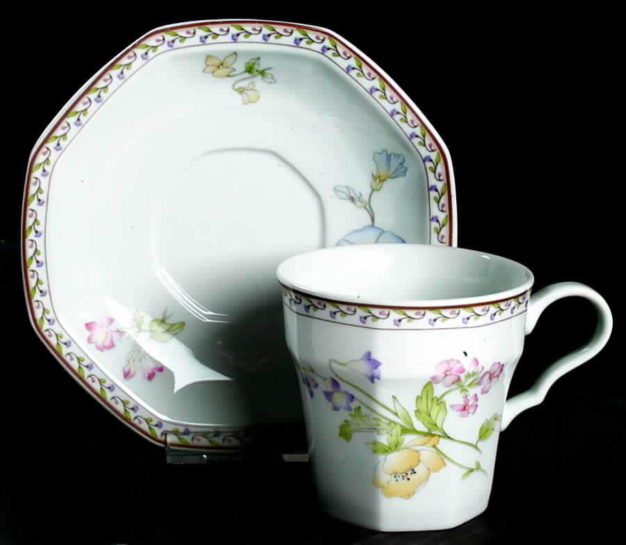 Bonaire Flat Cup & Saucer Set by Christopher Stuart-1