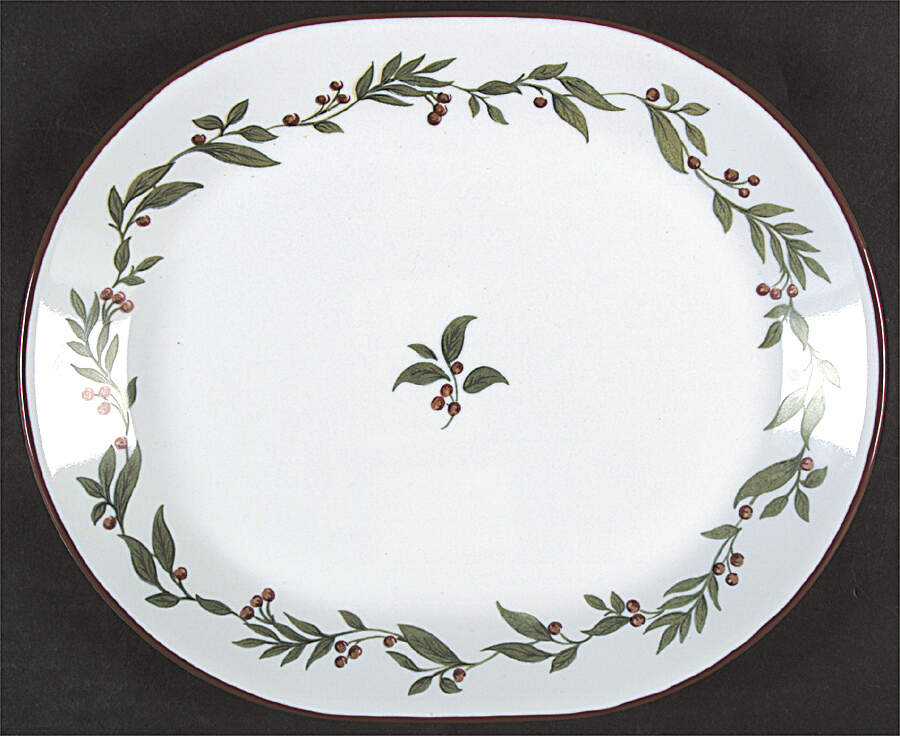 Spiceberry (Corelle) 12" Oval Serving Platter by Corning Corelle-1