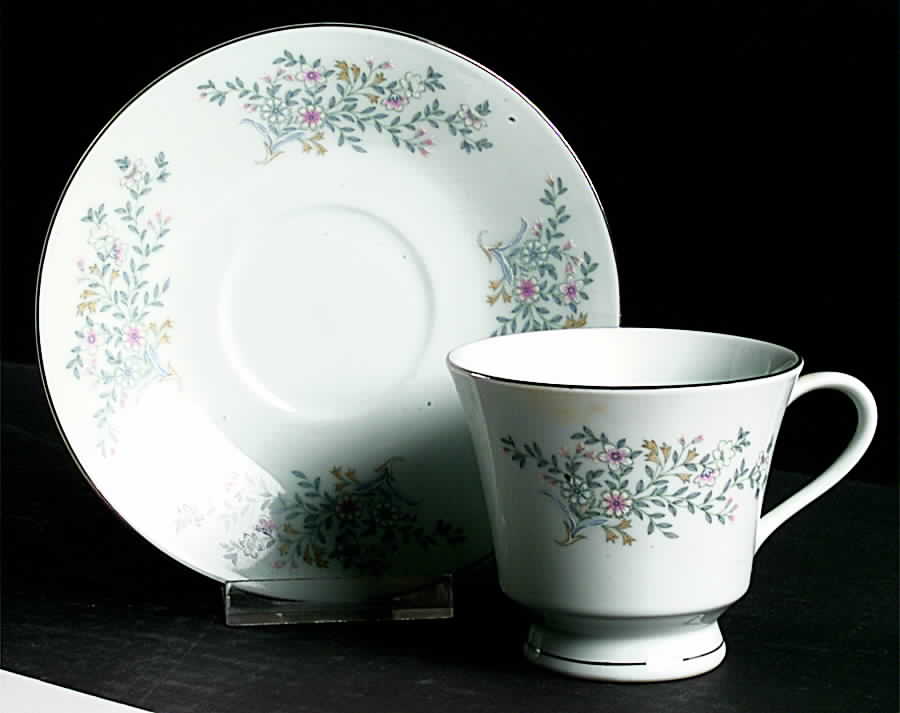 CX165 Footed Cup & Saucer Set by China (Made in China)-1