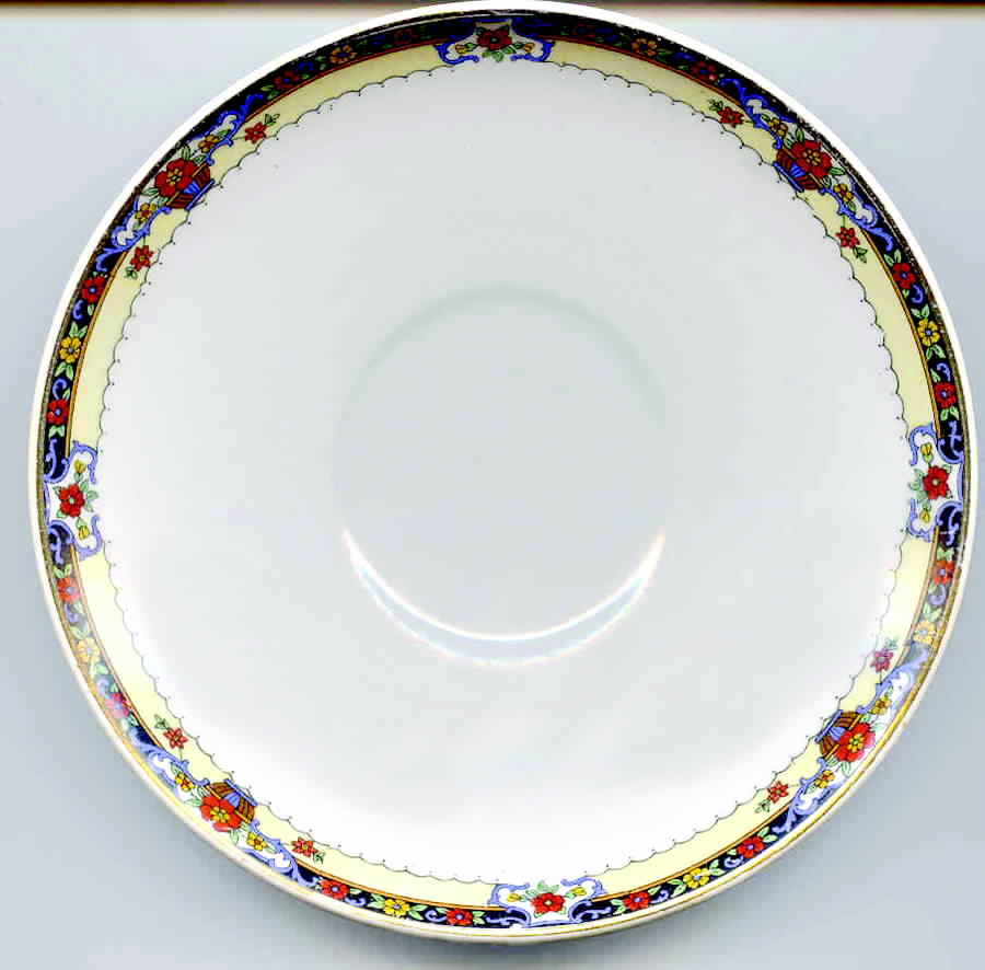 CRP115 Saucer by Crown Potteries-1
