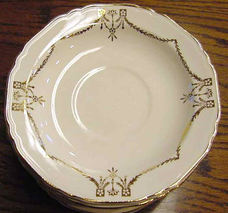 CRP118 Saucer by Crown Potteries-1
