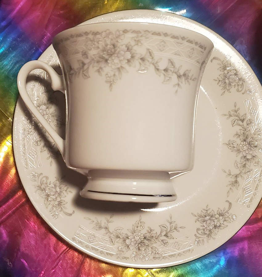 CX168 Footed Cup & Saucer Set by China (Made in China)-1