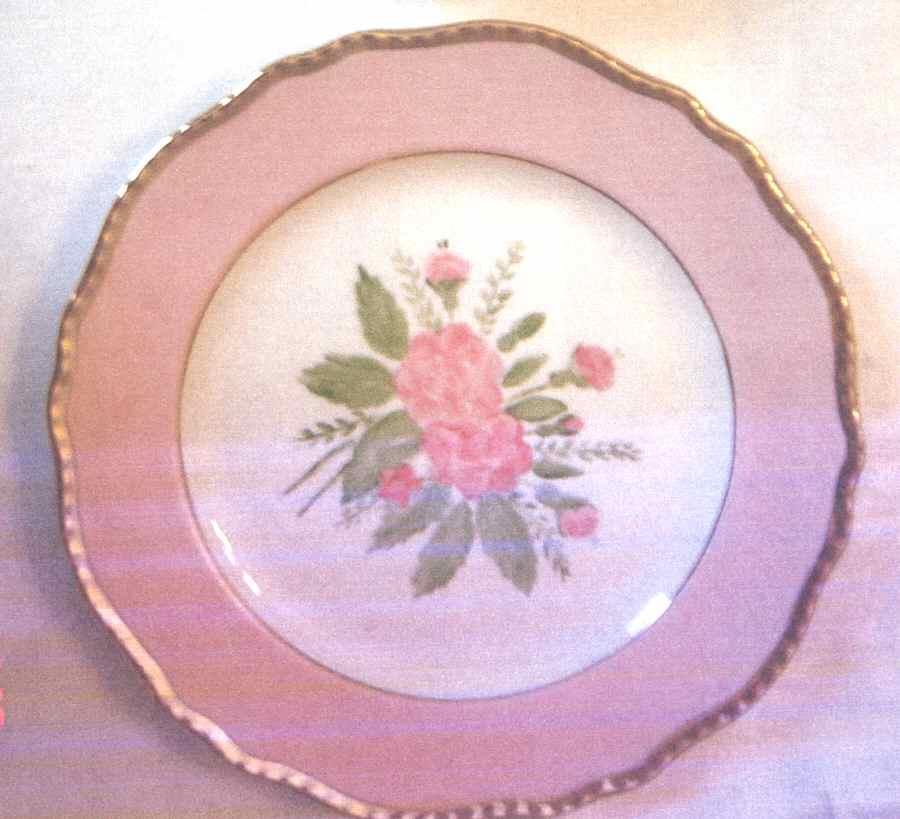 Trousseau (Pink) Dinner Plate by Cumbow-1