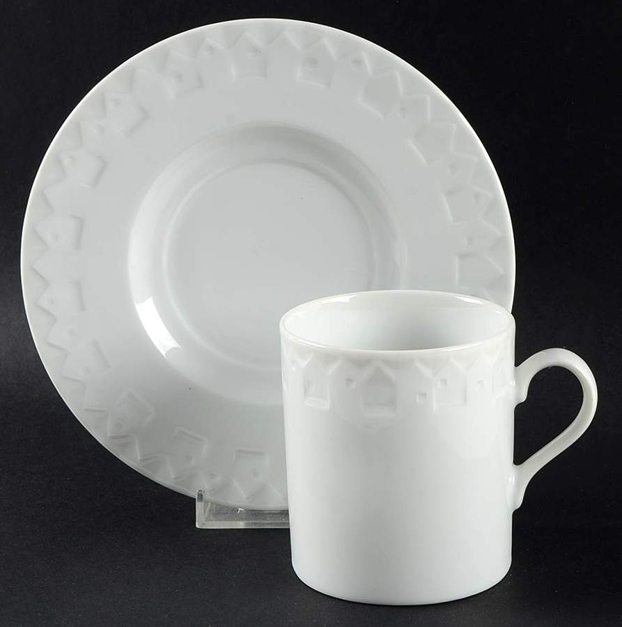 Neighborhood Flat Cup & Saucer Set by Crate & Barrel-1