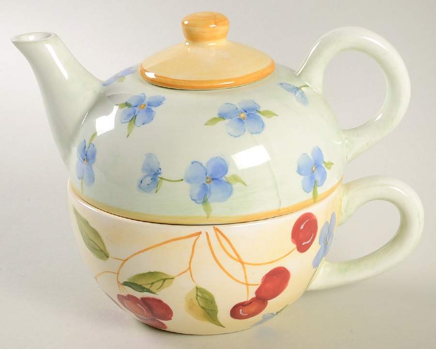 CWQ1 Individual Teapot & Lid with Cup by Capriware-1