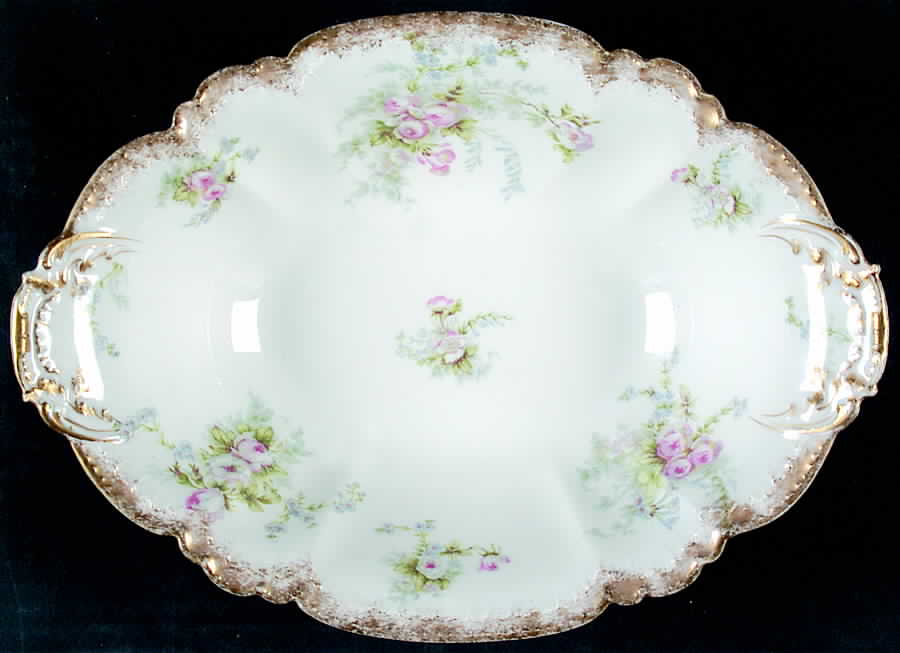 CHF866 10" Oval Vegetable Bowl by Charles Field Haviland-1