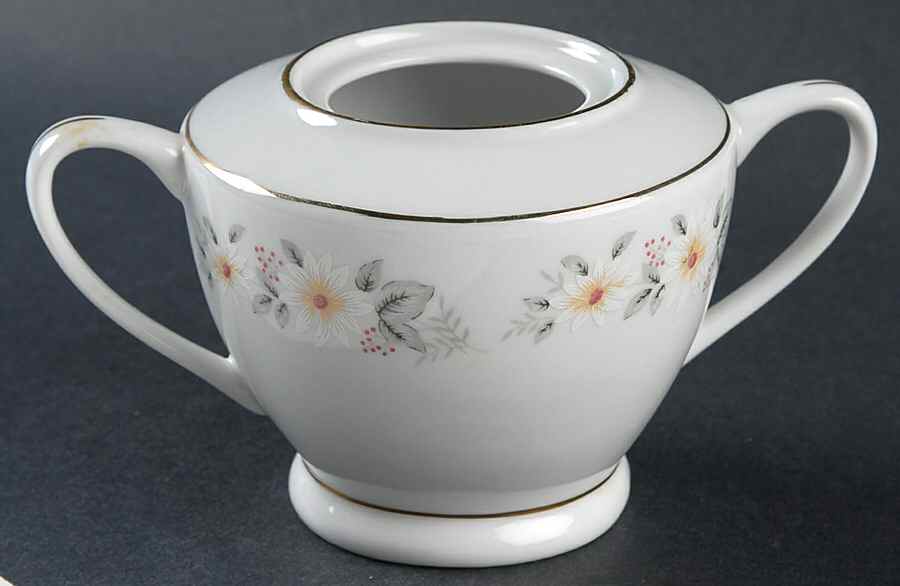 Snowflower Sugar Bowl No Lid by China (Made in China)-1