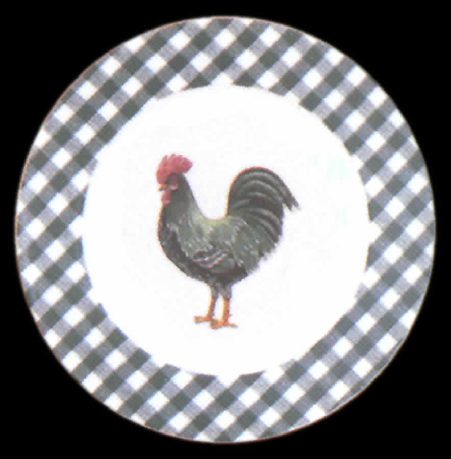 Rooster Accent Salad Plate by BIA Cordon Bleu-1