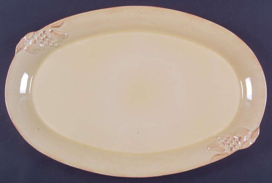 Madeira Harvest (Dijon Gold) 21" Oval Serving Platter by Casafina-1