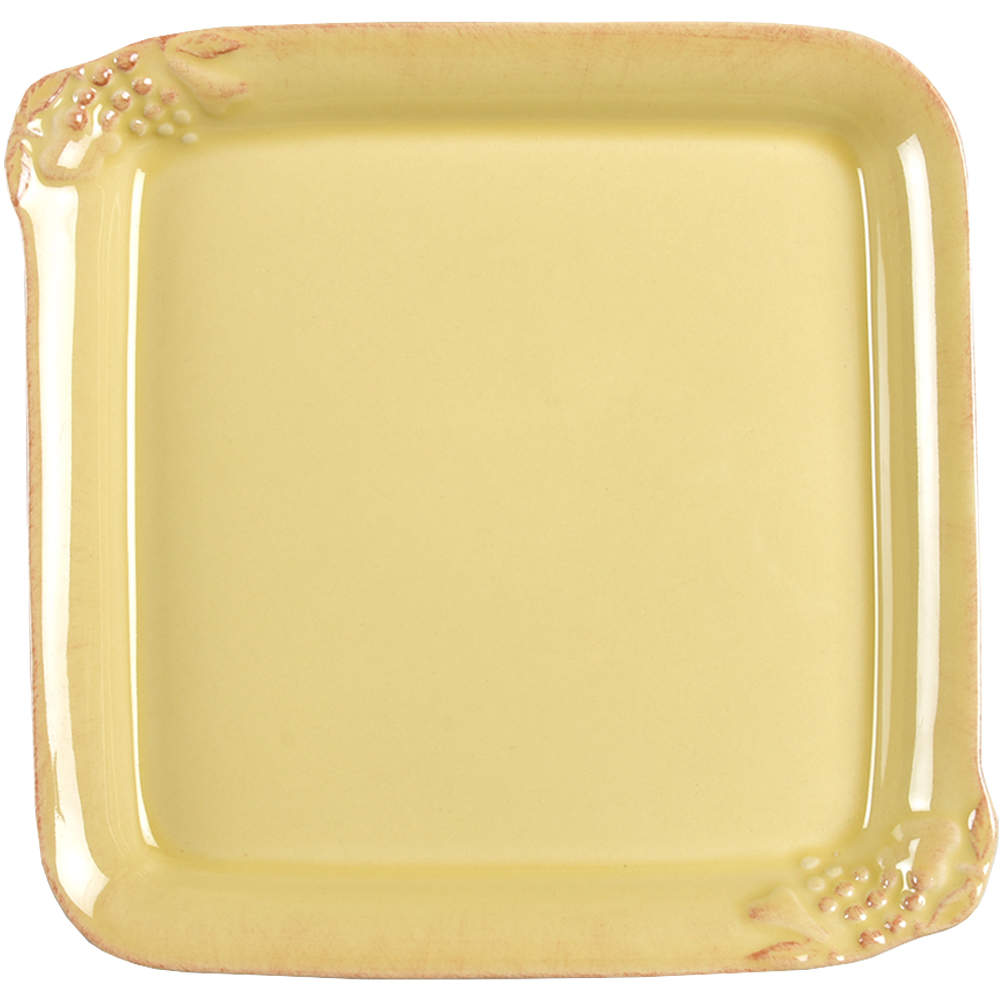 Madeira Harvest (Dijon Gold) 8" Square Tray by Casafina-1