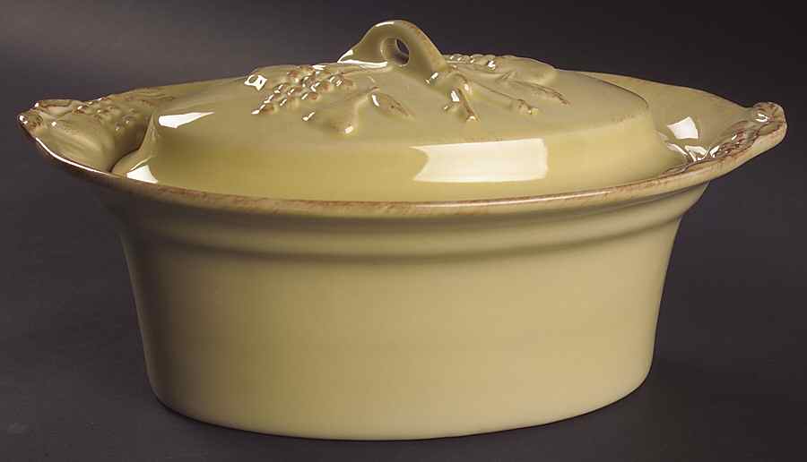 Madeira Harvest (Dijon Gold) 1.5 Quart Oval Covered Casserole by Casafina-1