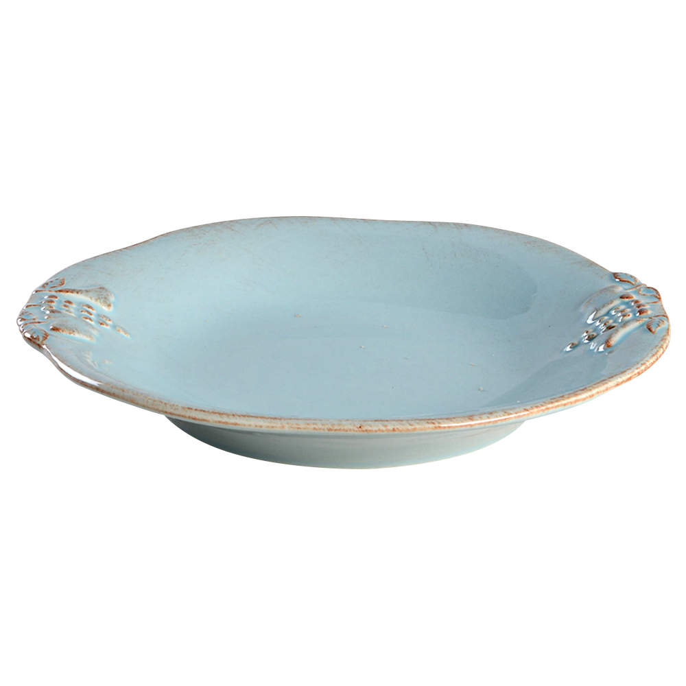 Madeira Harvest (Robin's Egg Blue) 9" Soup/Pasta Bowl by Casafina-1