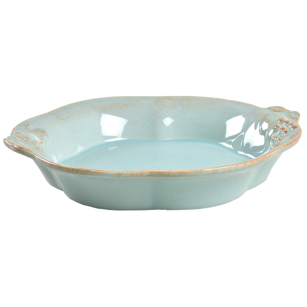 Madeira Harvest (Robin's Egg Blue) 9" Individual Pasta Bowl by Casafina-1