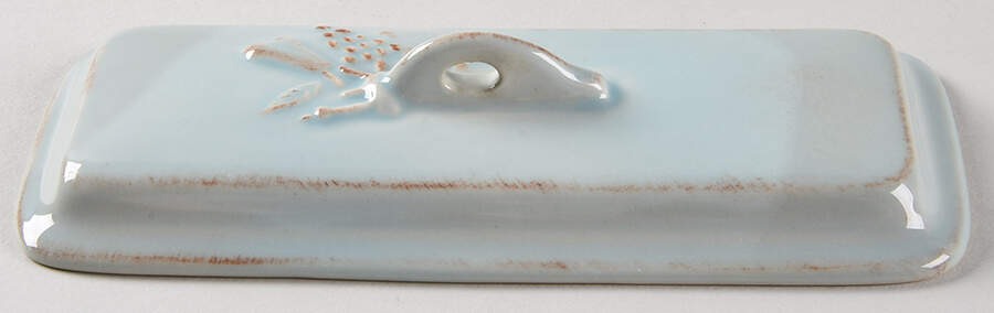 Madeira Harvest (Robin's Egg Blue) Lid for 1/4 Lb Butter by Casafina-1