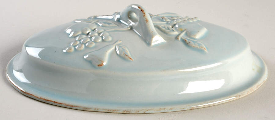 Madeira Harvest (Robin's Egg Blue) Lid for 1.5 Quart Oval Covered Casserole by Casafina-1