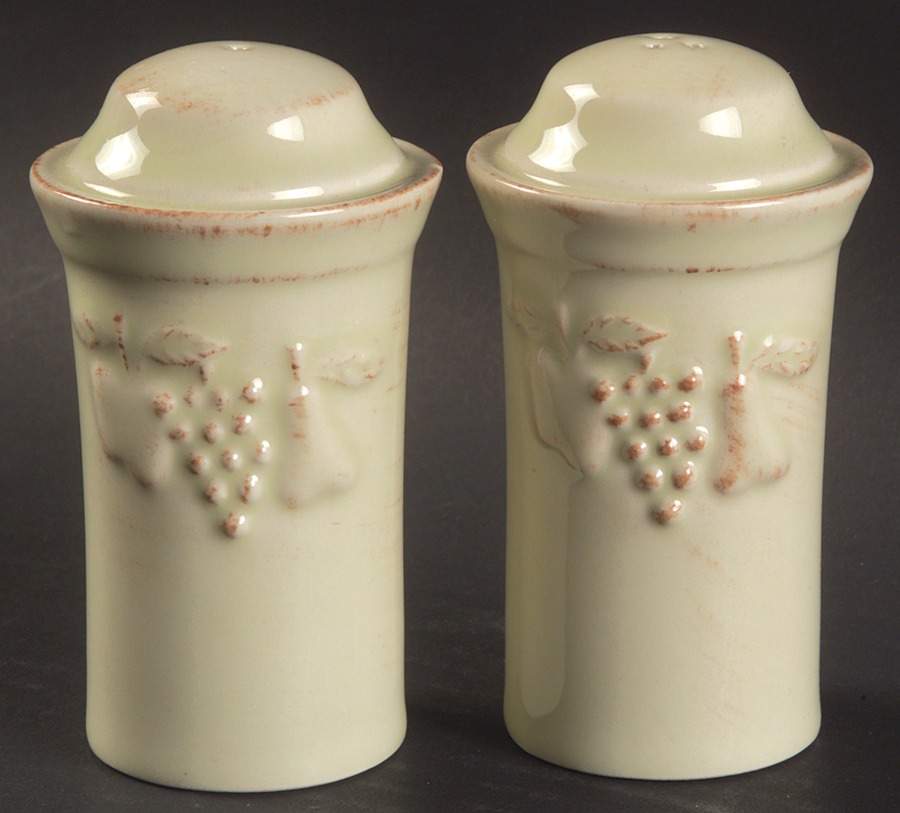 Madeira Harvest (Sage Green) Salt & Pepper Set by Casafina-1