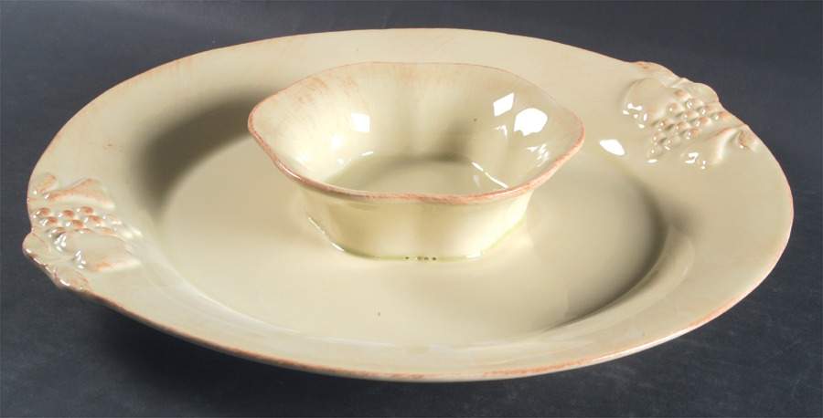 Madeira Harvest (Sage Green) 1 Piece Chip & Dip by Casafina-1