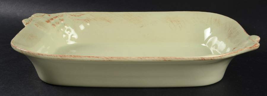 Madeira Harvest (Sage Green) 11" Rectangular Baker by Casafina-1