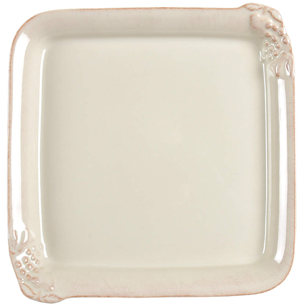 Madeira Harvest (Vanilla Creme) 8" Square Tray by Casafina-1