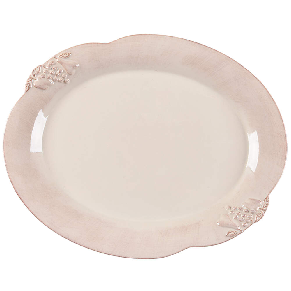 Madeira Harvest (Vanilla Creme) 15" Oval Serving Platter by Casafina-1