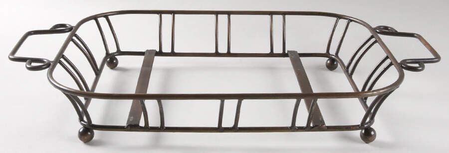 Madeira Harvest (Vanilla Creme) Metal Stand for 14" Rectangular Baker by Casafina-1