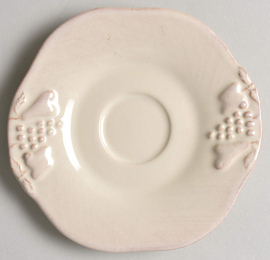 Madeira Harvest (Vanilla Creme) Saucer for Demitasse Cup by Casafina-1