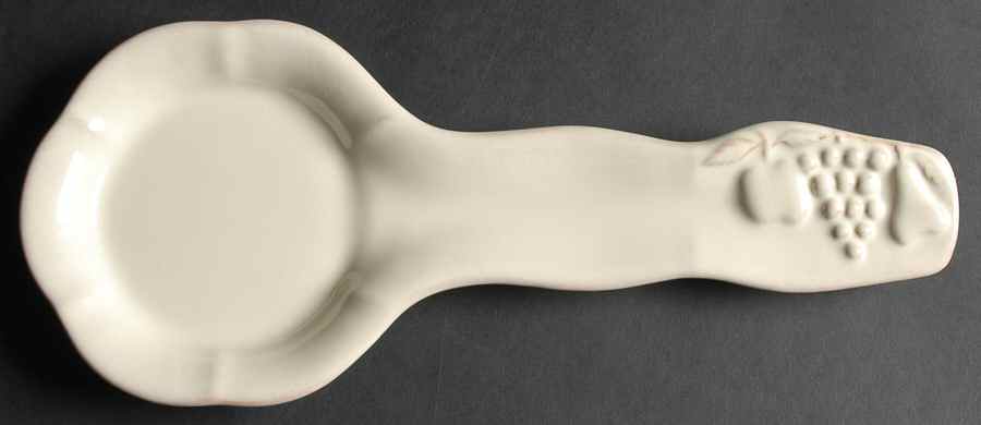 Madeira Harvest (Vanilla Creme) Spoon Rest/Holder (Holds 1 Spoon) by Casafina-1