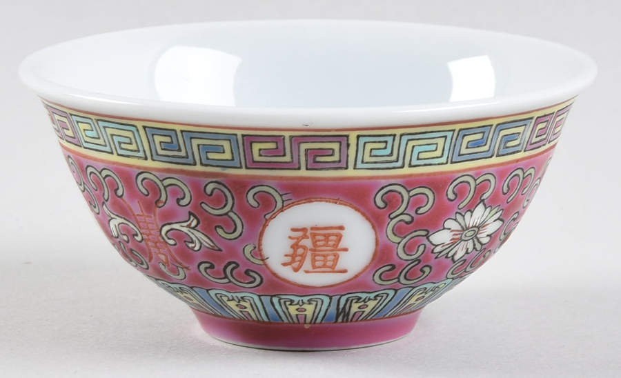Mun Shou Longevity-Red 3" All Purpose Bowl by China (Made in China)-1