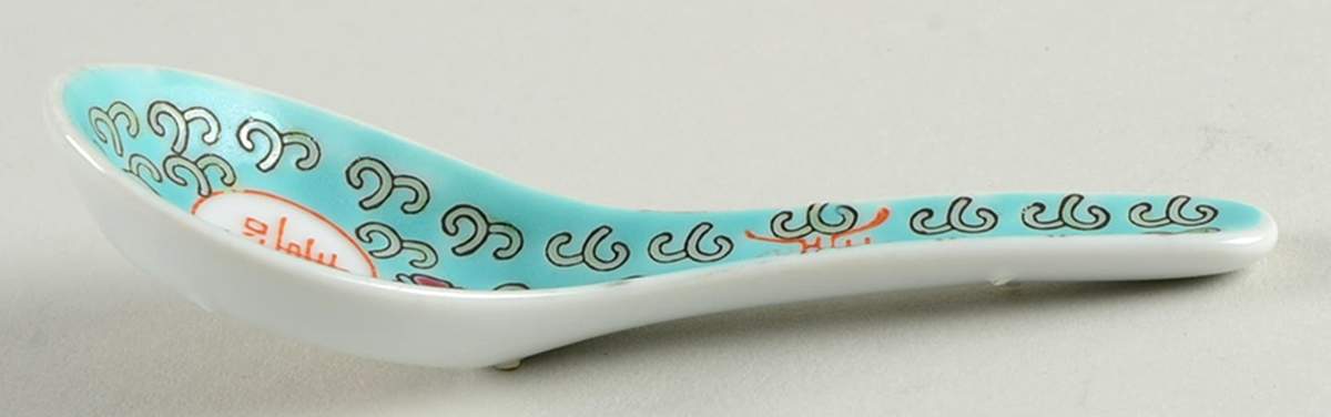 Mun Shou Longevity Green Chinese Spoon by China (Made in China)-1