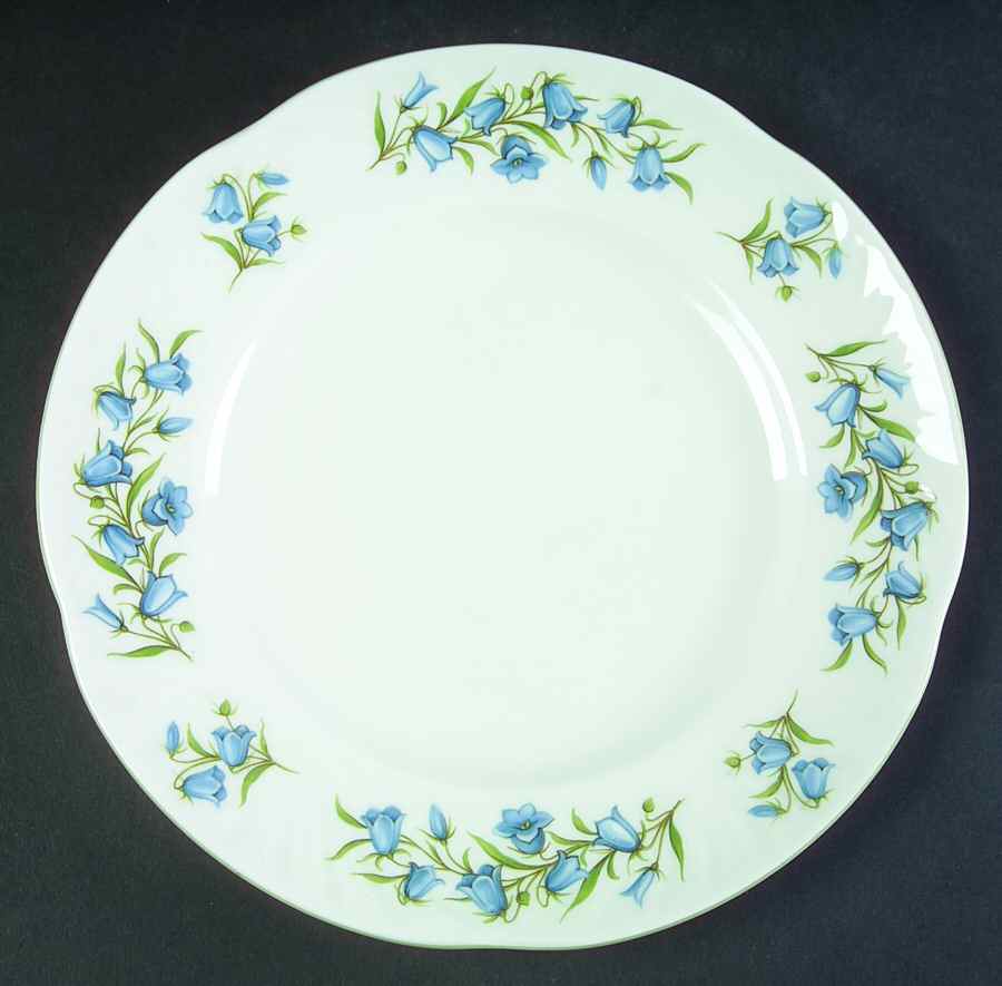 Bluebell Salad Plate by Crown Staffordshire-1