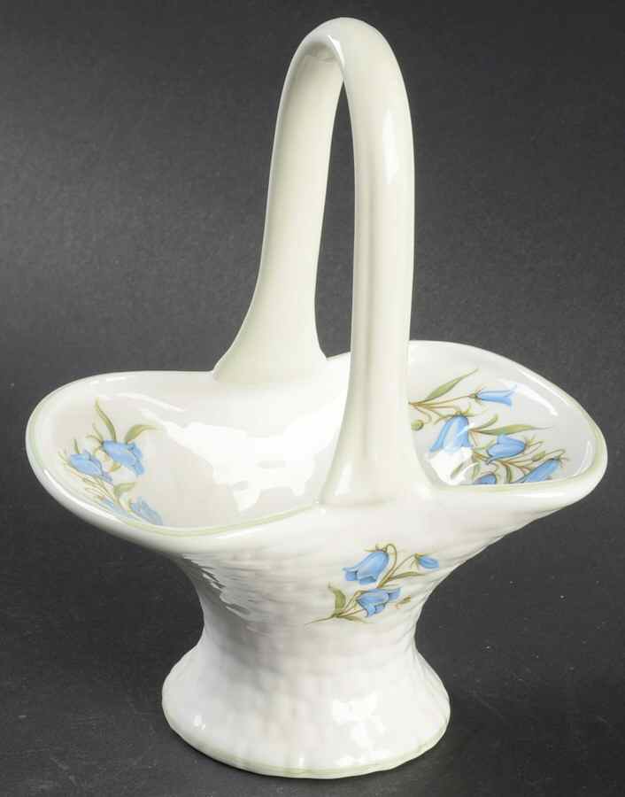 Bluebell 6" Handled Basket by Crown Staffordshire-1