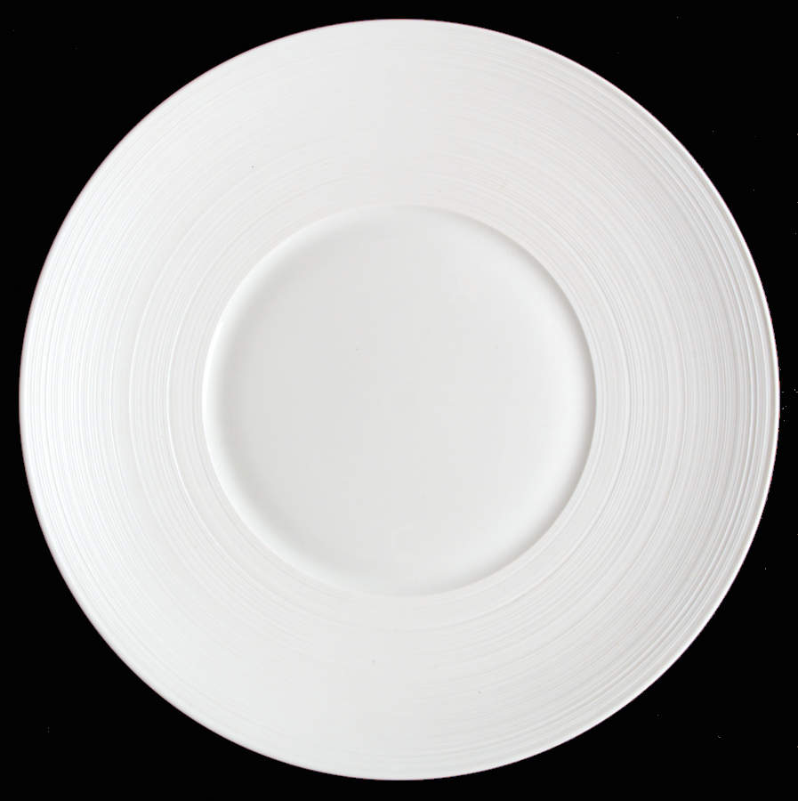 Hemisphere White Service Plate (Charger) by Jean Louis Coquet-1
